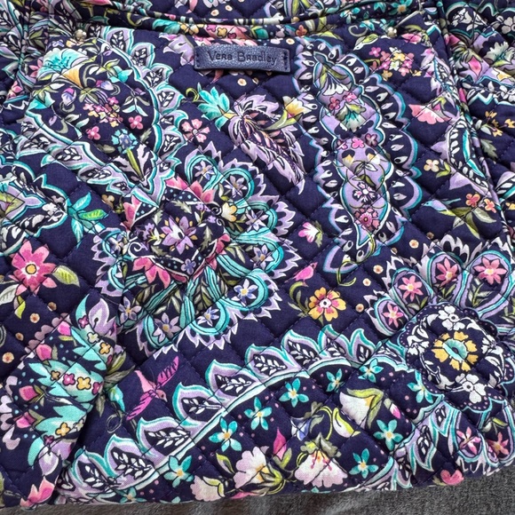 Vera Bradley Glenna Satchel French Paisley Pattern Bag - Picture 4 of 5